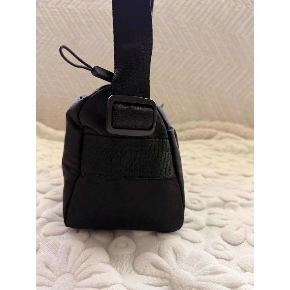 Lightweight Waterproof Nylon Toast Crossbody Bag Multi Compartments Shoulder Bag